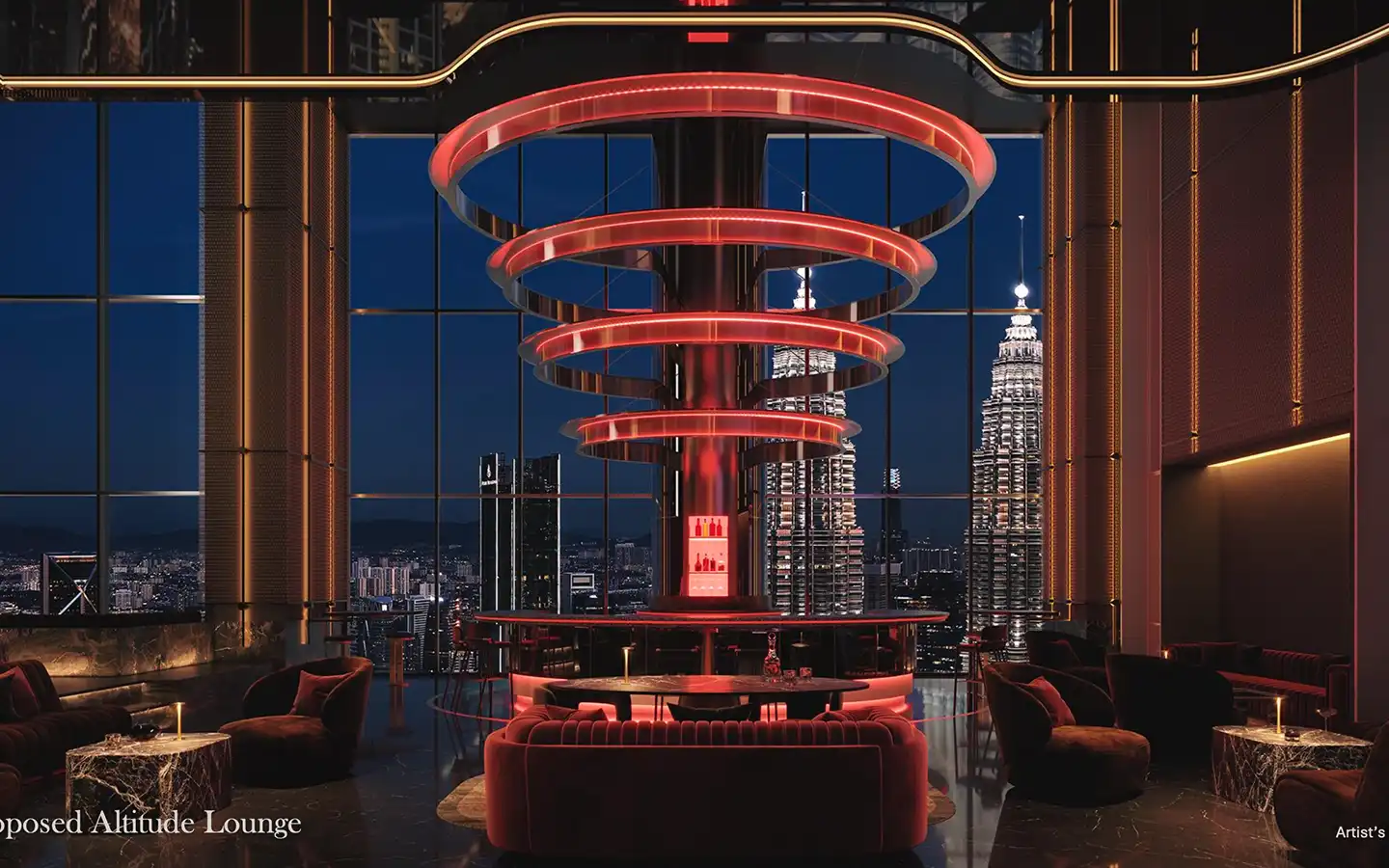 Divine KLCC New Launch: A New Serviced Apartment 400m from KLCC 6 divine KLCC altitude lounge