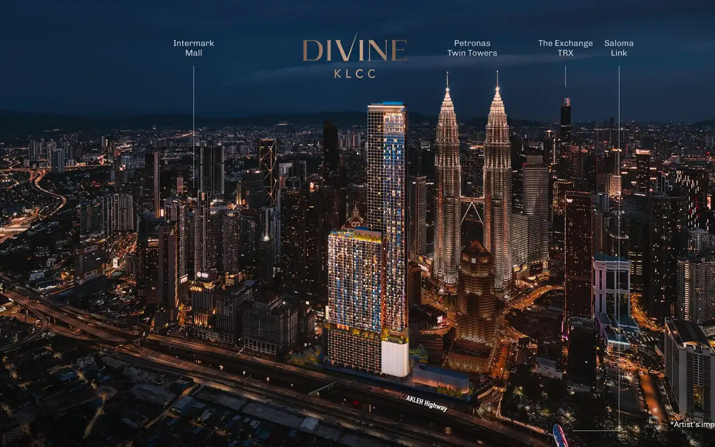 Divine KLCC New Launch: A New Serviced Apartment 400m from KLCC 4 divine KLCC location
