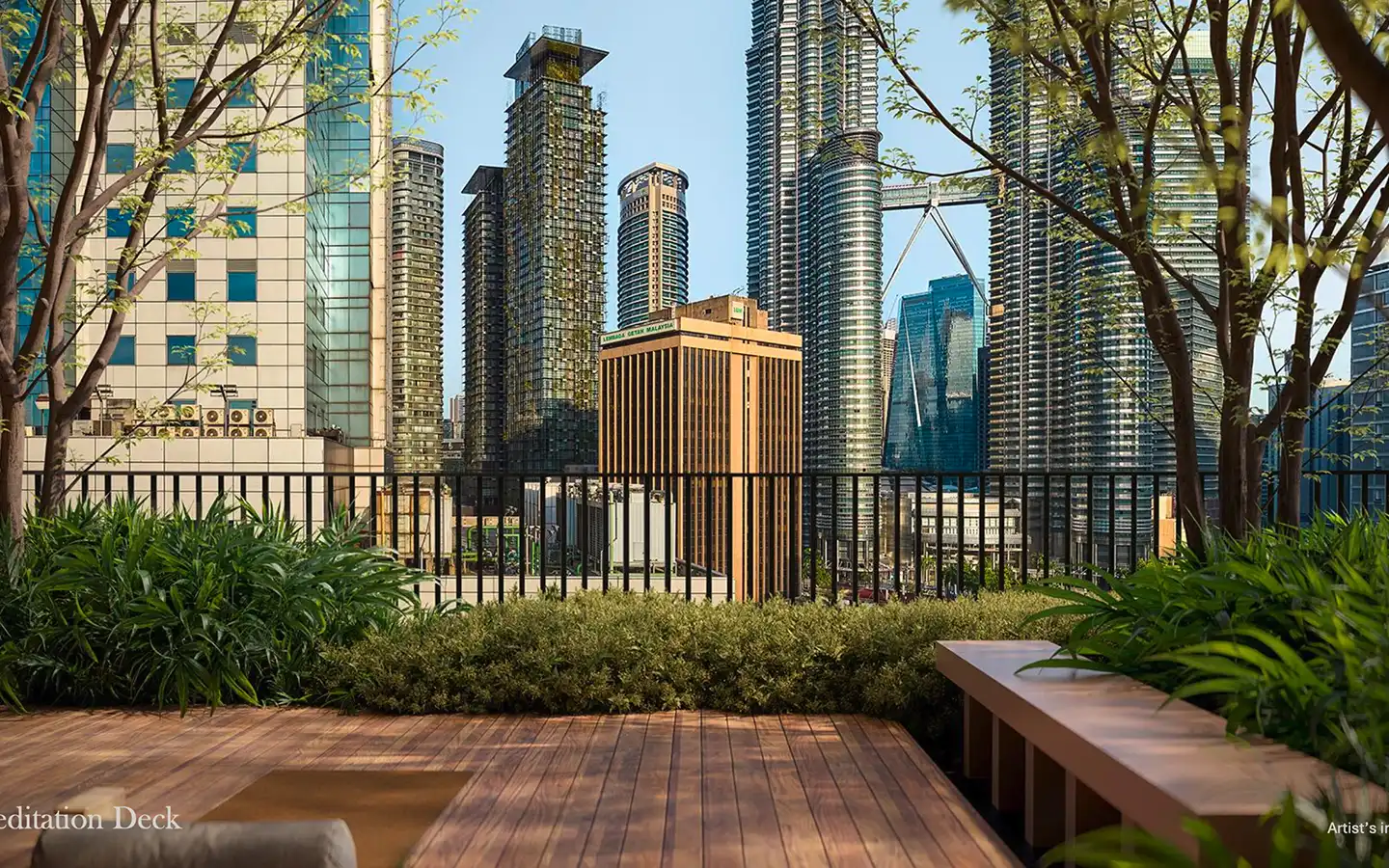 Divine KLCC New Launch: A New Serviced Apartment 400m from KLCC 9 divine KLCC medidation deck