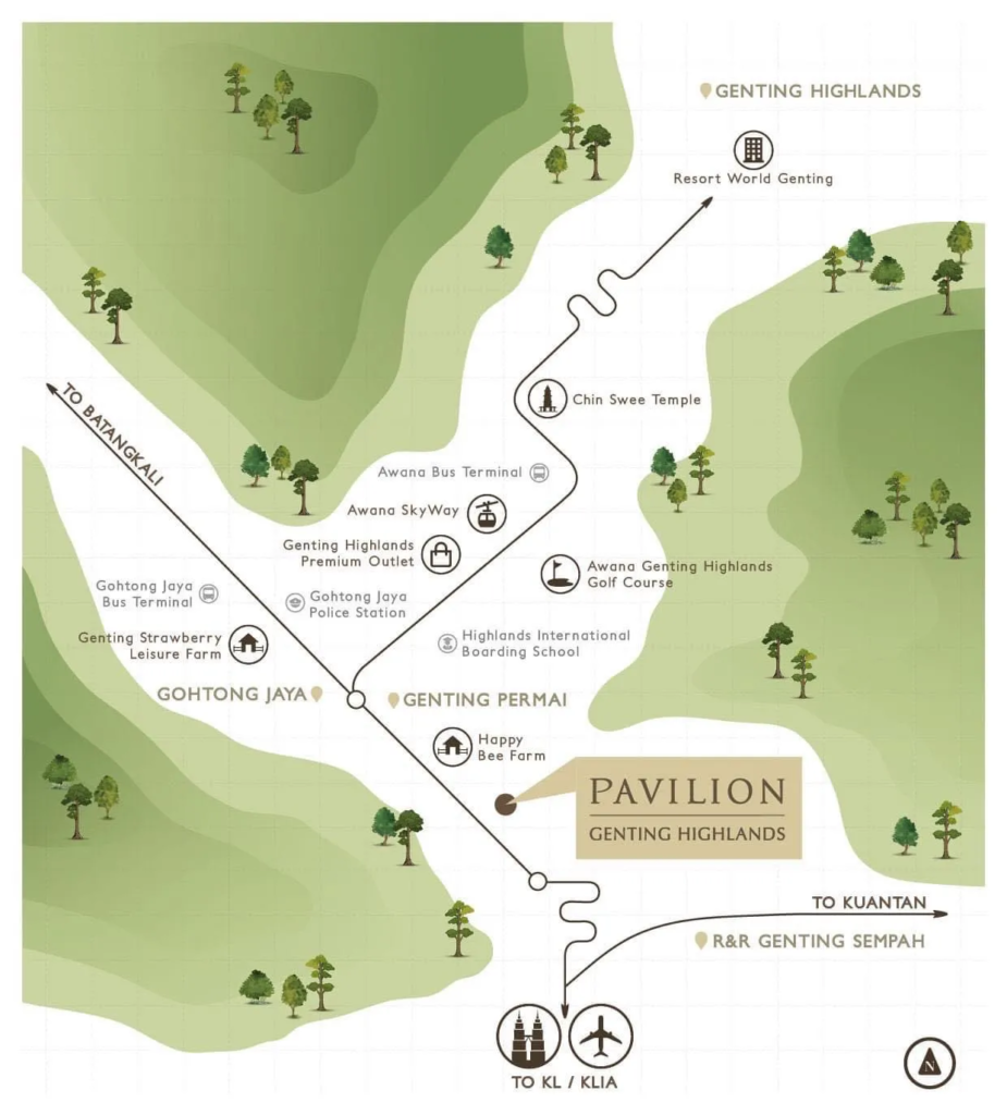 Pavilion Genting Map