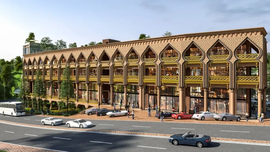 The proposed retail halal hub.