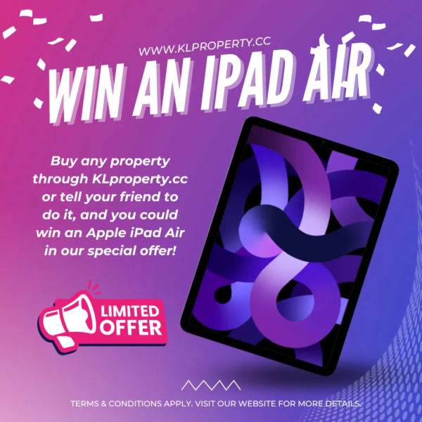 Win an iPad Air referral campaign