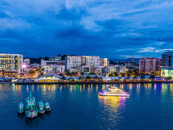 sabah kota kinabalu city north borneo cruises night