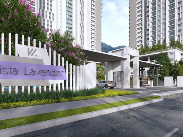 Vista Lavender Serdang main entrance