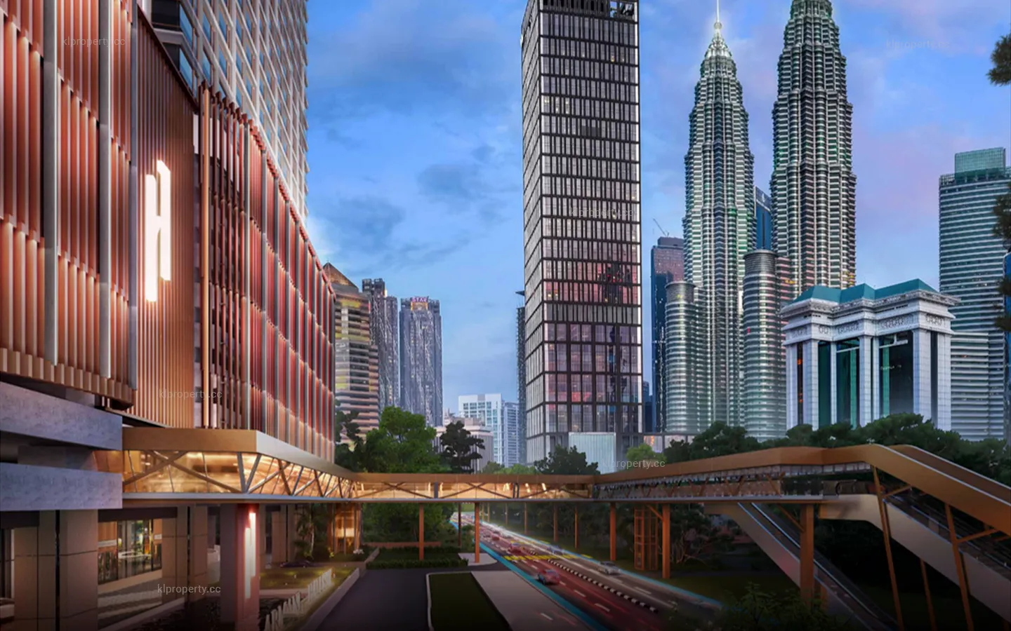 ArmaniHallsonKLCC link bridge new project 80floor