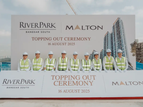 Malton Topping Out Ceremony GreenRE River Park