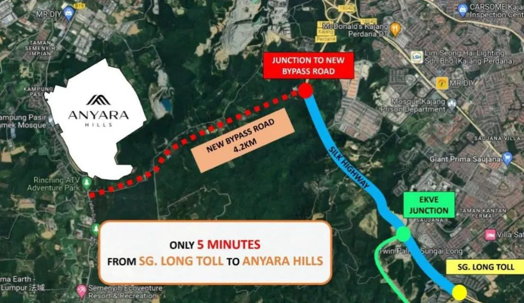 anyarahills by pass road