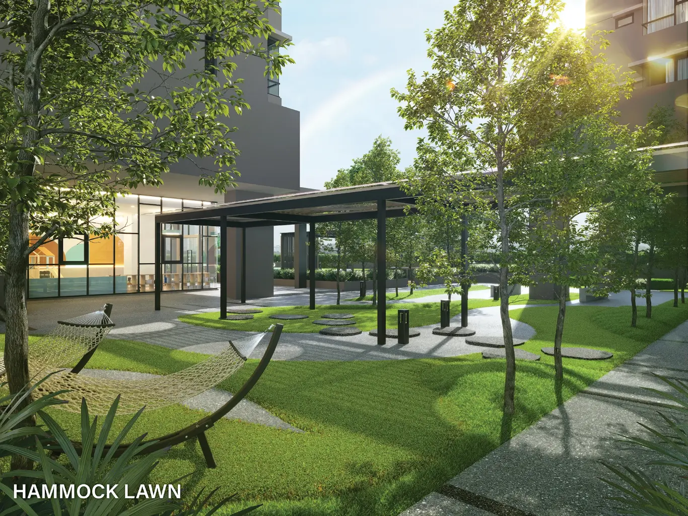 Oaka BukitJalil hammock lawn