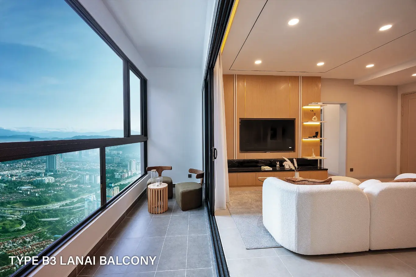 Oaka BukitJalil type b3 lanai balcony
