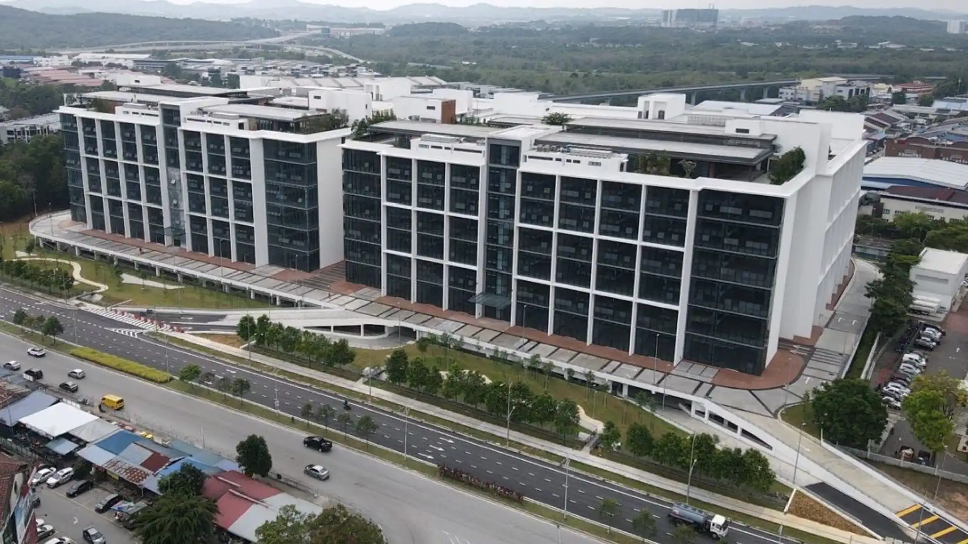 emhub kota damansara ramp-up stratified industrial hub factory